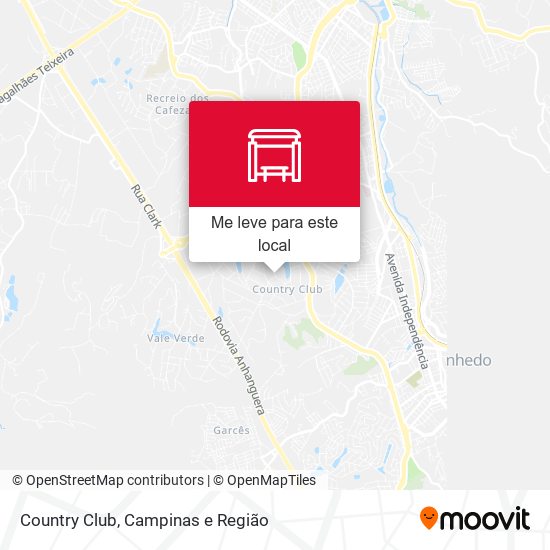 Country Club mapa