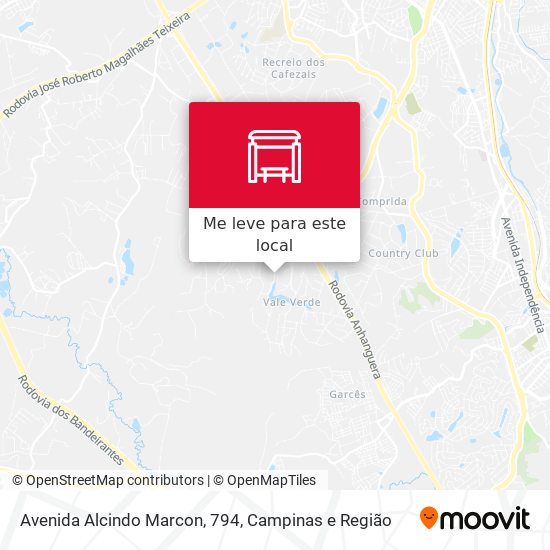 Avenida Alcindo Marcon, 794 mapa