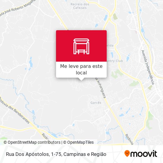 Rua Dos Apóstolos, 1-75 mapa