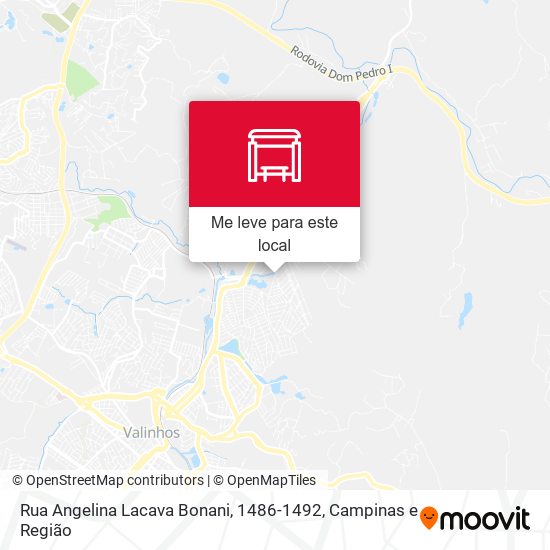 Rua Angelina Lacava Bonani, 1486-1492 mapa