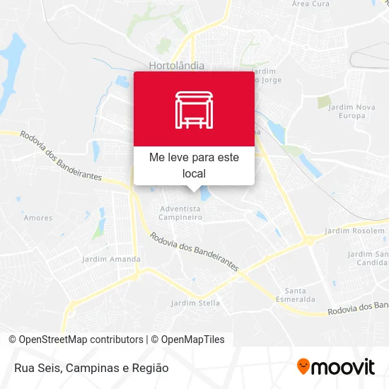 Rua Seis mapa