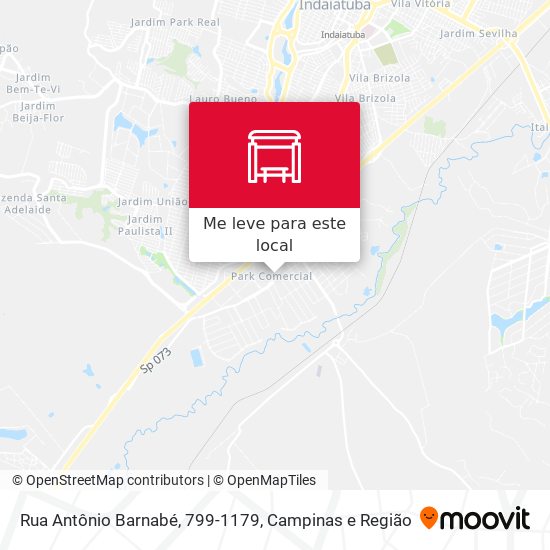 Rua Antônio Barnabé, 799-1179 mapa