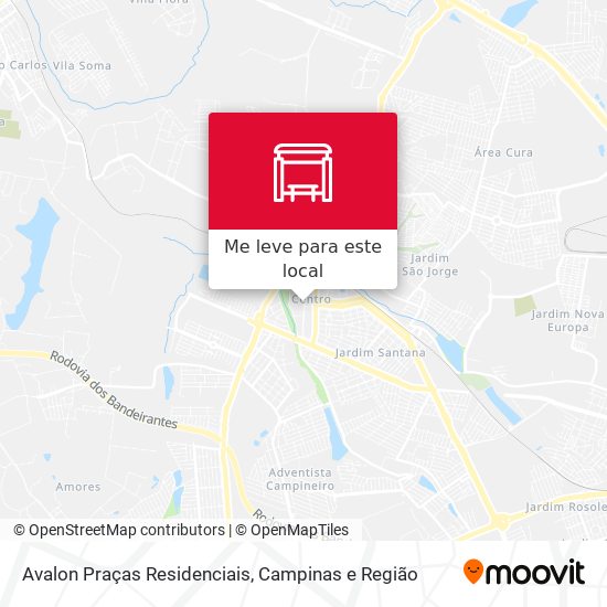 Avalon Praças Residenciais mapa