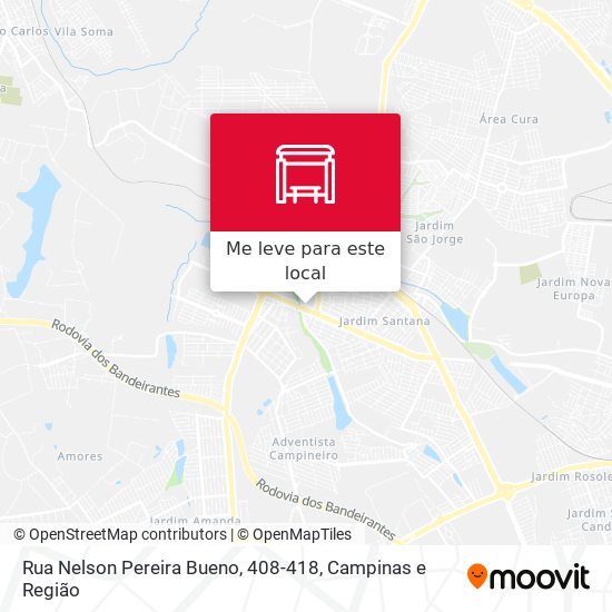 Rua Nelson Pereira Bueno, 408-418 mapa