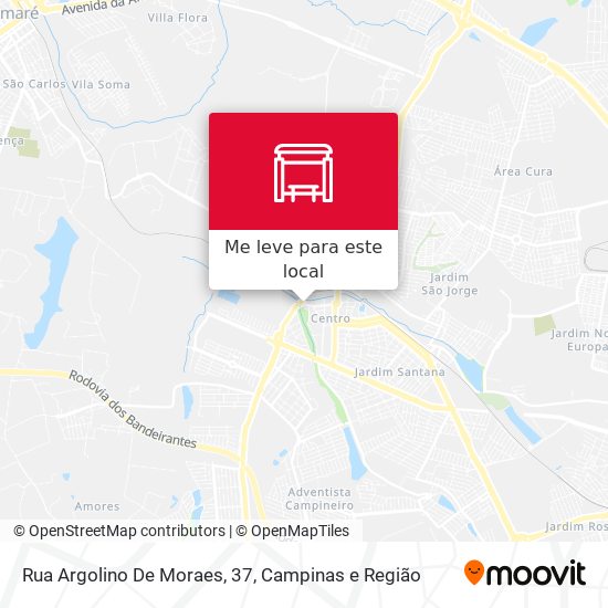 Rua Argolino De Moraes, 37 mapa