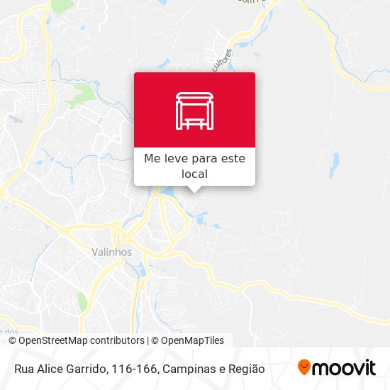 Rua Alice Garrido, 116-166 mapa