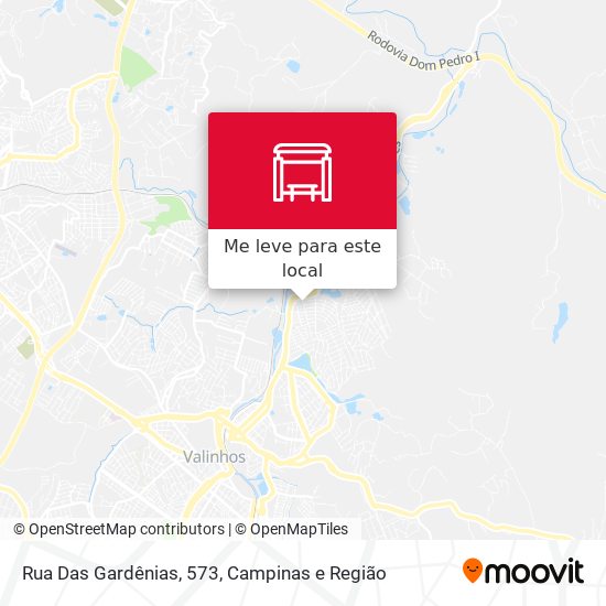 Rua Das Gardênias, 573 mapa