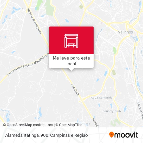 Alameda Itatinga, 900 mapa