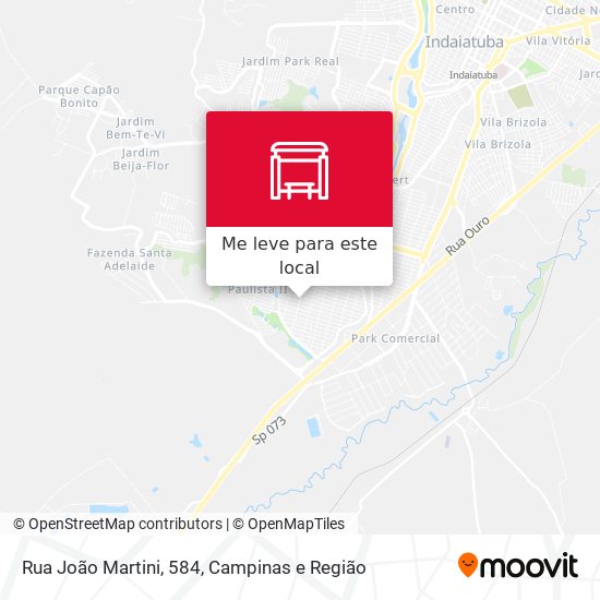 Rua João Martini, 584 mapa