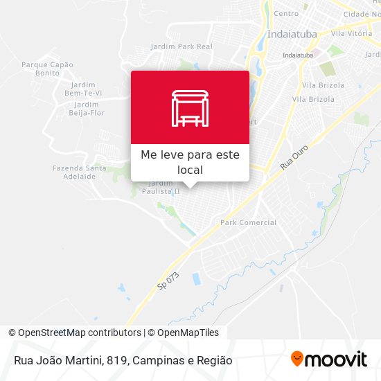 Rua João Martini, 819 mapa