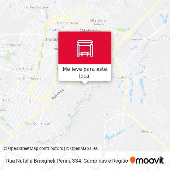 Rua Natália Brisigheli Perini, 334 mapa