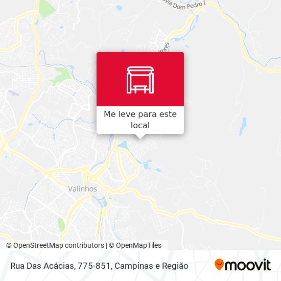 Rua Das Acácias, 775-851 mapa