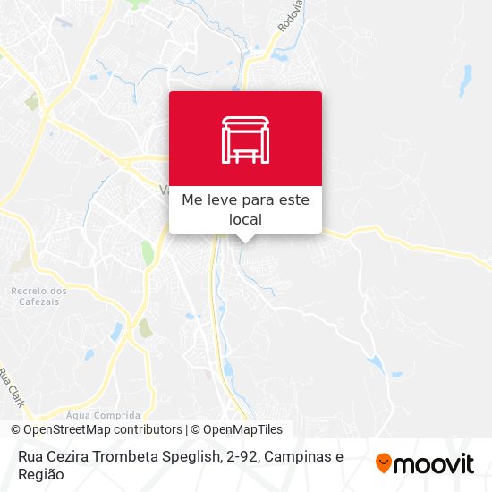 Rua Cezira Trombeta Speglish, 2-92 mapa