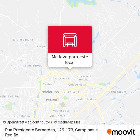 Rua Presidente Bernardes, 129-173 mapa