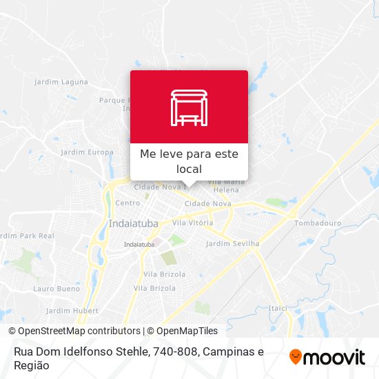 Rua Dom Idelfonso Stehle, 740-808 mapa