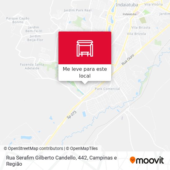 Rua Serafim Gilberto Candello, 442 mapa