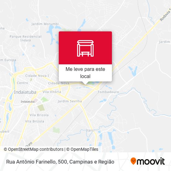 Rua Antônio Farinello, 500 mapa