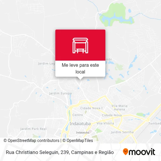 Rua Christiano Seleguin, 239 mapa
