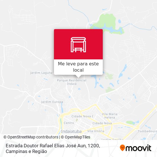 Estrada Doutor Rafael Elias José Aun, 1200 mapa