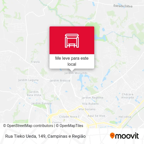 Rua Tieko Ueda, 149 mapa