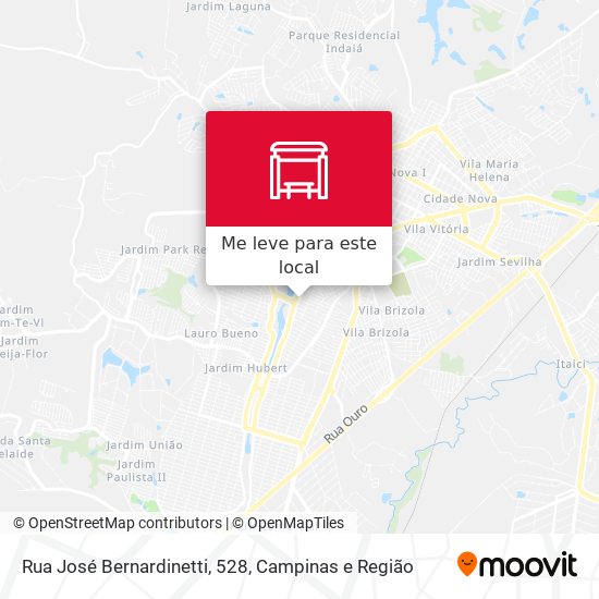 Rua José Bernardinetti, 528 mapa