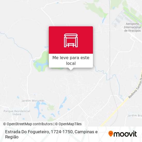 Estrada Do Fogueteiro, 1724-1750 mapa