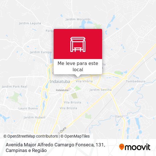 Avenida Major Alfredo Camargo Fonseca, 131 mapa