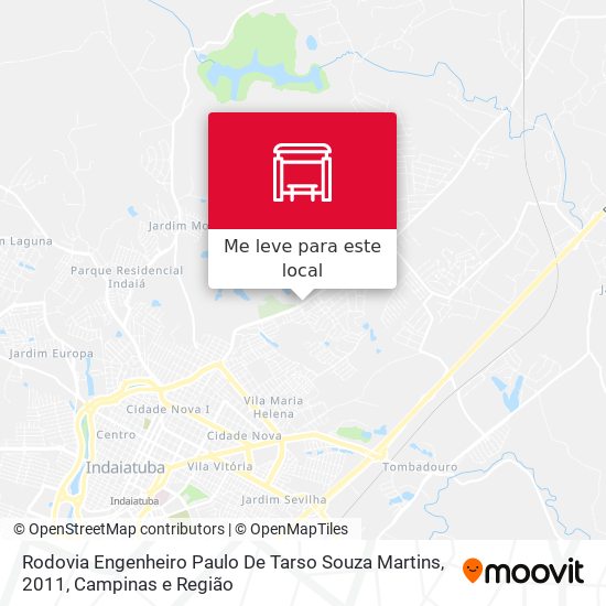 Rodovia Engenheiro Paulo De Tarso Souza Martins, 2011 mapa