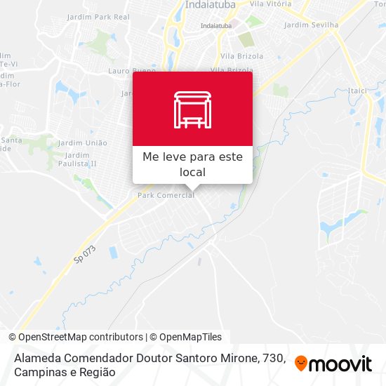 Alameda Comendador Doutor Santoro Mirone, 730 mapa