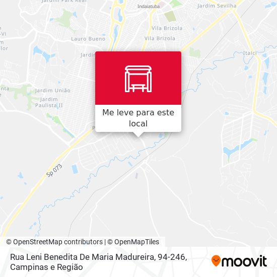 Rua Leni Benedita De Maria Madureira, 94-246 mapa