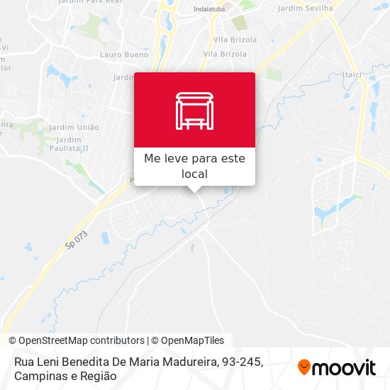 Rua Leni Benedita De Maria Madureira, 93-245 mapa