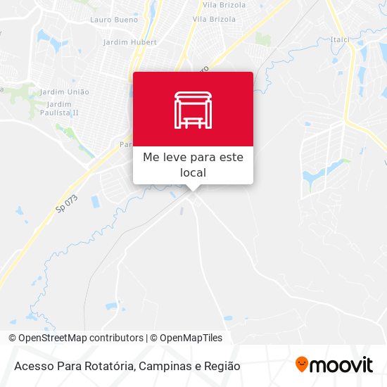 Acesso Para Rotatória mapa