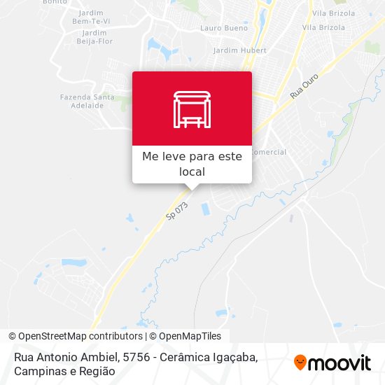 Rua Antonio Ambiel, 5756 - Cerâmica Igaçaba mapa