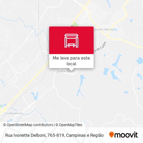 Rua Ivonette Delboni, 765-819 mapa