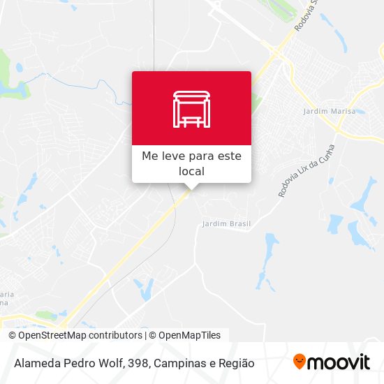 Alameda Pedro Wolf, 398 mapa