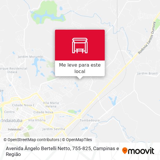 Avenida Ângelo Bertelli Netto, 755-825 mapa