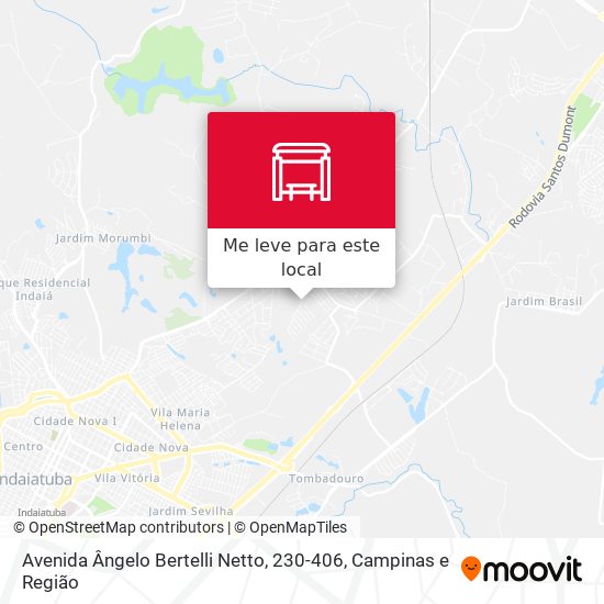 Avenida Ângelo Bertelli Netto, 230-406 mapa