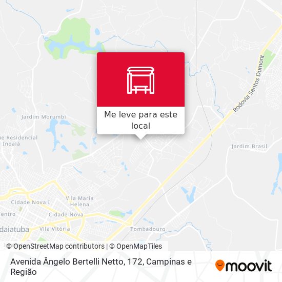 Avenida Ângelo Bertelli Netto, 172 mapa