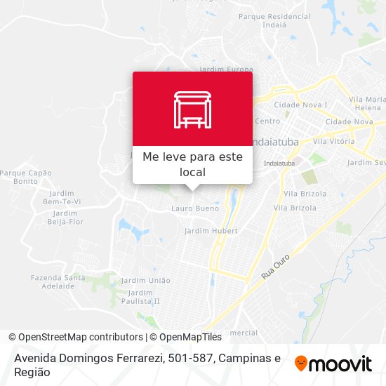 Avenida Domingos Ferrarezi, 501-587 mapa