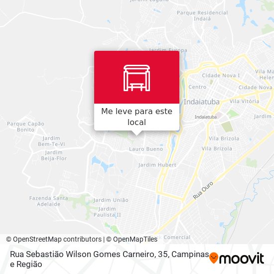 Rua Sebastião Wilson Gomes Carneiro, 35 mapa
