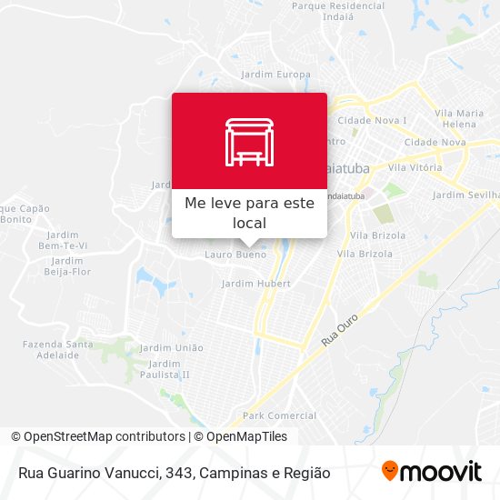 Rua Guarino Vanucci, 343 mapa
