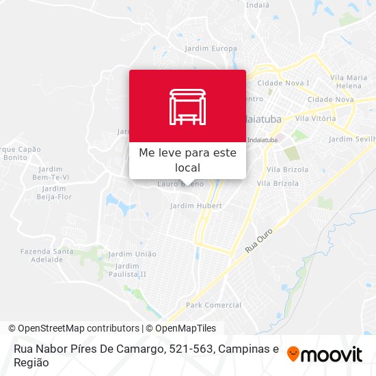 Rua Nabor Píres De Camargo, 521-563 mapa