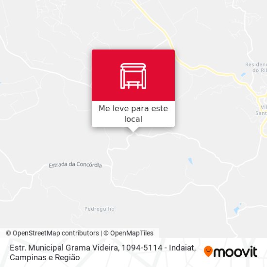 Estr. Municipal Grama Videira, 1094-5114 - Indaiat mapa