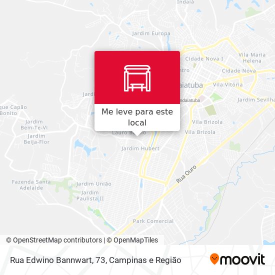 Rua Edwino Bannwart, 73 mapa