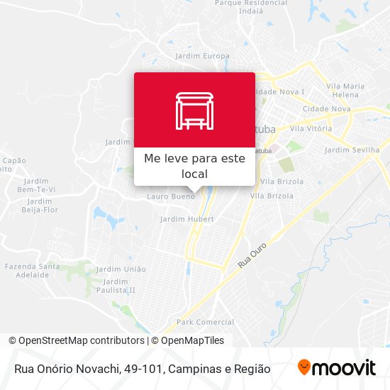 Rua Onório Novachi, 49-101 mapa