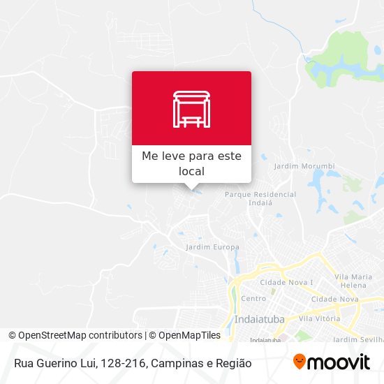 Rua Guerino Lui, 128-216 mapa
