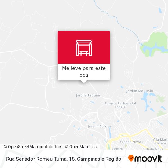 Rua Senador Romeu Tuma, 18 mapa