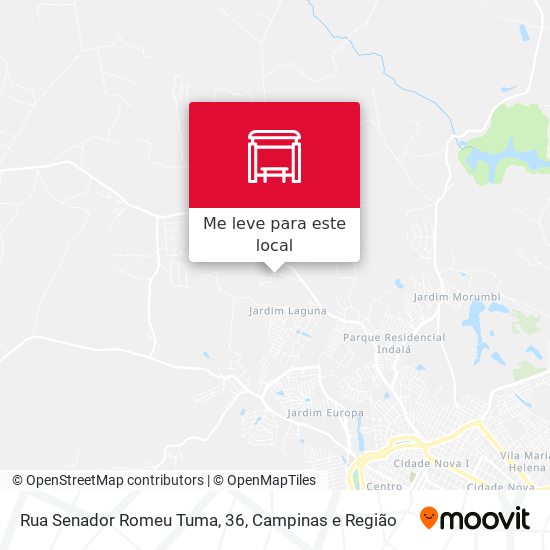 Rua Senador Romeu Tuma, 36 mapa
