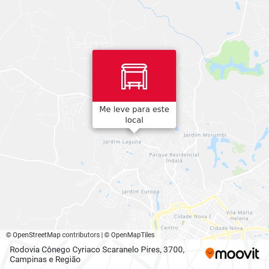 Rodovia Cônego Cyriaco Scaranelo Pires, 3700 mapa