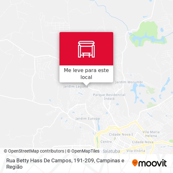 Rua Betty Hass De Campos, 191-209 mapa